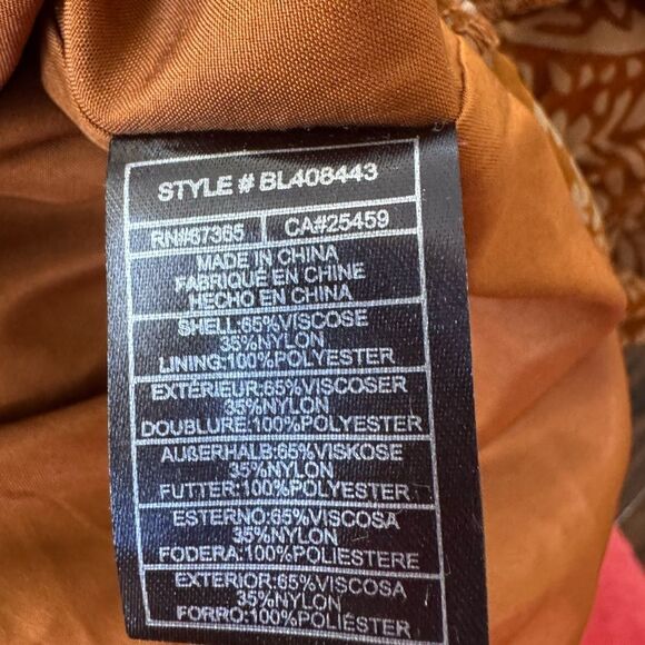 🧡 BB Dakota by Steve Madden Burnout Velvet Maxi Dress - Size Small 🧡 - Picture 4 of 9